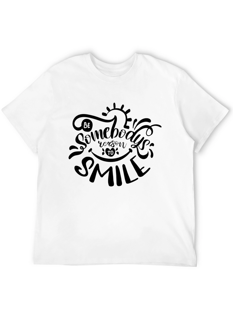 Be Somebodys Reason to Smile Black T-Shirt
