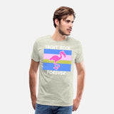 Yacht Rock Forever T-Shirt 80s Style flamingo