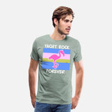 Yacht Rock Forever T-Shirt 80s Style flamingo