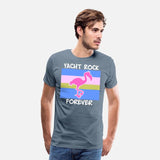 Yacht Rock Forever T-Shirt 80s Style flamingo