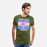 Yacht Rock Forever T-Shirt 80s Style flamingo