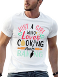 Just A Girl Who Loves Cooking & Baking T-Shirt