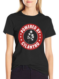 Powered By Cilantro Graphic T-Shirt