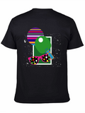 Funky Table Tennis Graphic Tee - Ping Pong Style!