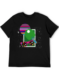 Funky Table Tennis Graphic Tee - Ping Pong Style!