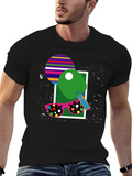Funky Table Tennis Graphic Tee - Ping Pong Style!