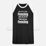 You Don't Stop Fencing When You Get Old Fencing