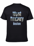 West Roxbury Boston Black T-Shirt