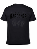 Mushroom Gardener Black T-Shirt