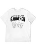 Mushroom Gardener Black T-Shirt