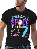 Give Me Some Space Im 7 Birthday T-Shirt