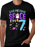Give Me Some Space Im 7 Birthday T-Shirt