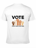 Vote Your Voice Matters T-Shirt Equality
