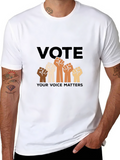 Vote Your Voice Matters T-Shirt Equality