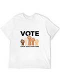 Vote Your Voice Matters T-Shirt Equality