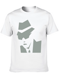 Black T-Shirt with Detective Graphic