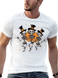 Halloween Skeleton T-Shirt - Party Time!