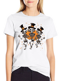 Halloween Skeleton T-Shirt - Party Time!