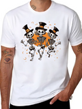 Halloween Skeleton T-Shirt - Party Time!