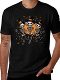 Halloween Skeleton T-Shirt - Party Time!