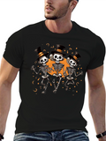 Halloween Skeleton T-Shirt - Party Time!