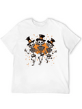 Halloween Skeleton T-Shirt - Party Time!