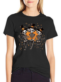 Halloween Skeleton T-Shirt - Party Time!