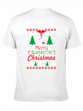 Merry Quarantine Christmas Graphic Tee