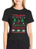 Merry Quarantine Christmas Graphic Tee