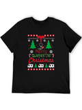Merry Quarantine Christmas Graphic Tee
