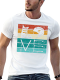 Retro Skiing Love T-Shirt