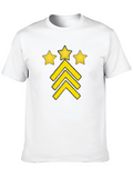 Stars and Stripes Graphic Black T-Shirt