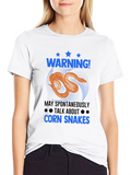 Warning Corn Snakes T-Shirt