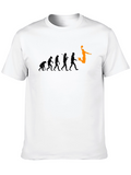 Evolution of Basketball Black T-Shirt