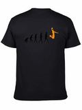 Evolution of Basketball Black T-Shirt