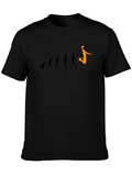 Evolution of Basketball Black T-Shirt