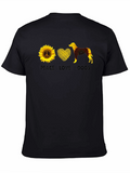Peace Love Dogs Sunflower T-Shirt