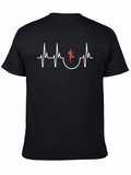 Yoga Heartbeat Graphic T-Shirt - Relaxed Fit