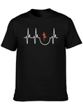 Yoga Heartbeat Graphic T-Shirt - Relaxed Fit