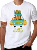 Scooby Doo Happy Campers Black T-Shirt