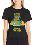Scooby Doo Happy Campers Black T-Shirt