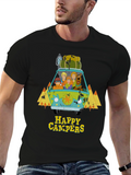 Scooby Doo Happy Campers Black T-Shirt