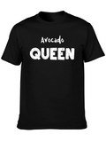 Avocado Queen Graphic Tee - Unisex Black T-Shirt