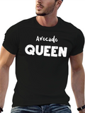 Avocado Queen Graphic Tee - Unisex Black T-Shirt