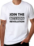 Bitcoin Revolution T-Shirt - Black Crypto Tee
