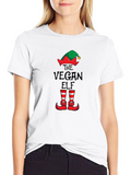 Vegan Elf Christmas T-Shirt