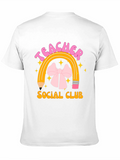 Teacher Social Club Black Graphic T-Shirt