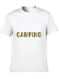 Eat Sleep Camping Repeat Black T-Shirt
