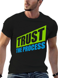 Trust the Process Graphic Tee - Black