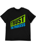 Trust the Process Graphic Tee - Black